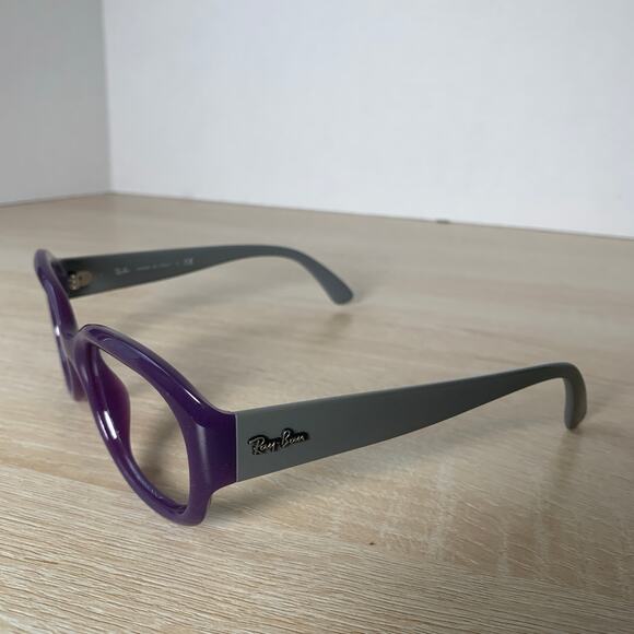 Ray-Ban RB4198 6046/71 Sunglasses RARE! Violet Gray Cat Eye 55-18 Made in Italy main image 8